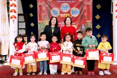 CHƯƠNG TRÌNH “ NỤ CƯỜI XUÂN 2025’ -TRƯỜNG MẦM NON MỸ TIẾN