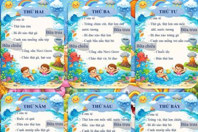 Thục đơn tuần 4 tháng 5 năm 2026