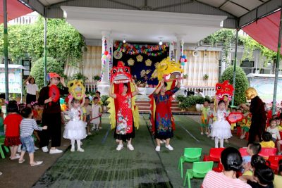 TRƯỜNG MẦM NON MỸ TIẾN PHỐI HỢP VỚI HỘI CHA MẸ HỌC SINH TỔ CHỨC CHƯƠNG TRÌNH  BÉ VUI TẾT TRUNG THU NĂM 2023