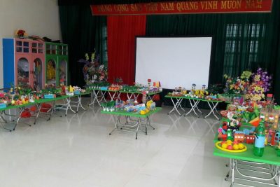 TRƯỜNG MẦM NON MỸ TIẾN  TRƯNG BÀY ĐỒ DÙNG ĐỒ CHƠI TỰ LÀM  NĂM HỌC 2019-2020